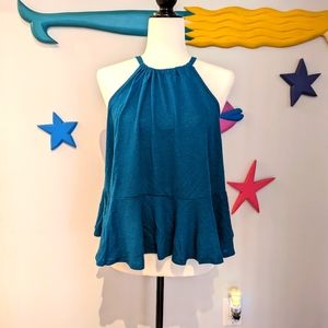 Old Navy Peplum Halter. NWT. Size XS.